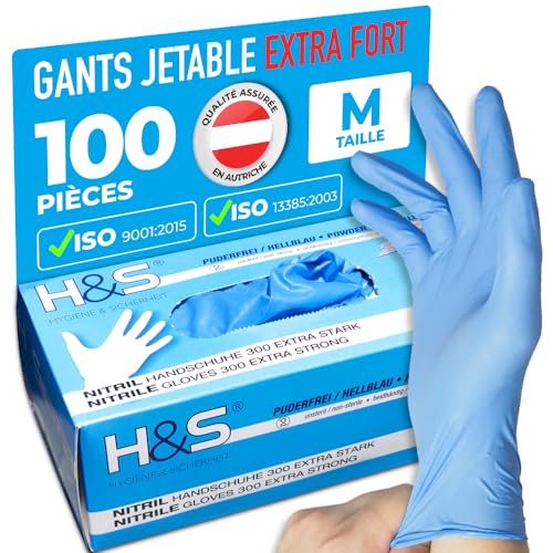 Isc hygiene & safety gants nitrile jetables non poudrés