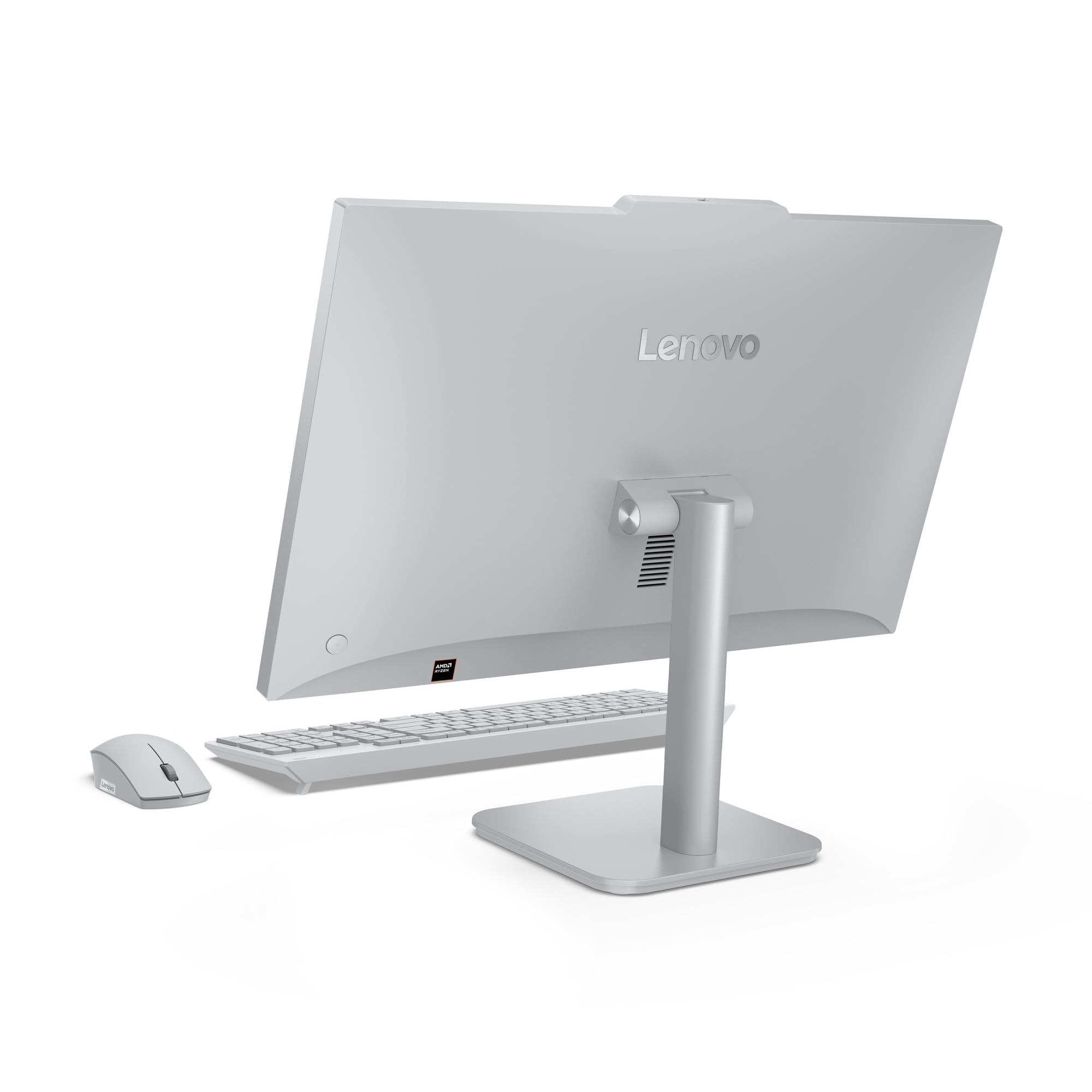 Lenovo AIO A105a All-In-One PC | 23.8" Full HD Display | AMD Ryzen 5 40 | 16GB RAM | 512GB SSD | AMD Radeon 610M Grafik | Windows 11 | Inkl. Maus und Tastatur | Grau | 3 Monate Premium Care