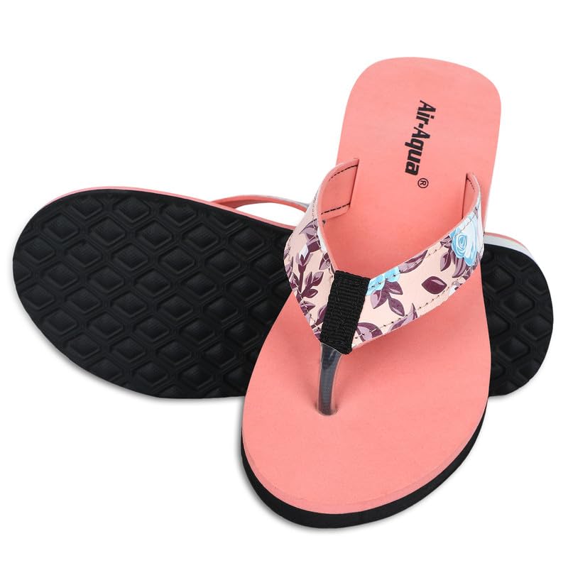 Image of Airaqua Women's EVA Slippers for Daily Use | Stylish Lightweight Flip Flops & Heels for Girls | Soft Bathroom, Home, Travel Slippers | Anti-Slip Comfortable Footwear for Ladies(7)
