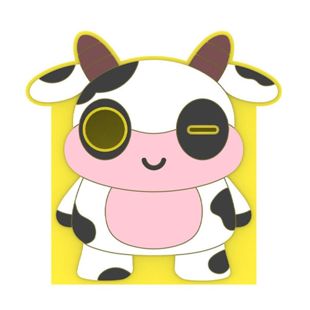 Bonita funda de silicona antideslizante de dibujos animados para Nex Playground Game System, 9,4 x 9,4 x 7,7 cm, ligera y para un diseño compacto con agarre texturizado, color blanco