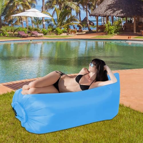 Sofá de aire impermeable para exteriores LOMUG sofá hinchable portátil de camping 7