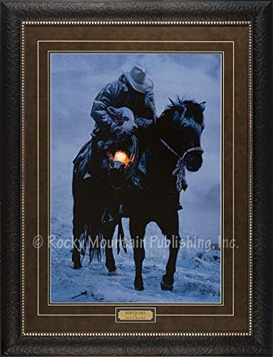 Winter Save - Custom Framed Western Art Print by David Stoecklein