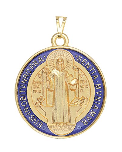 Intercession Saint Benedict Color Medal2