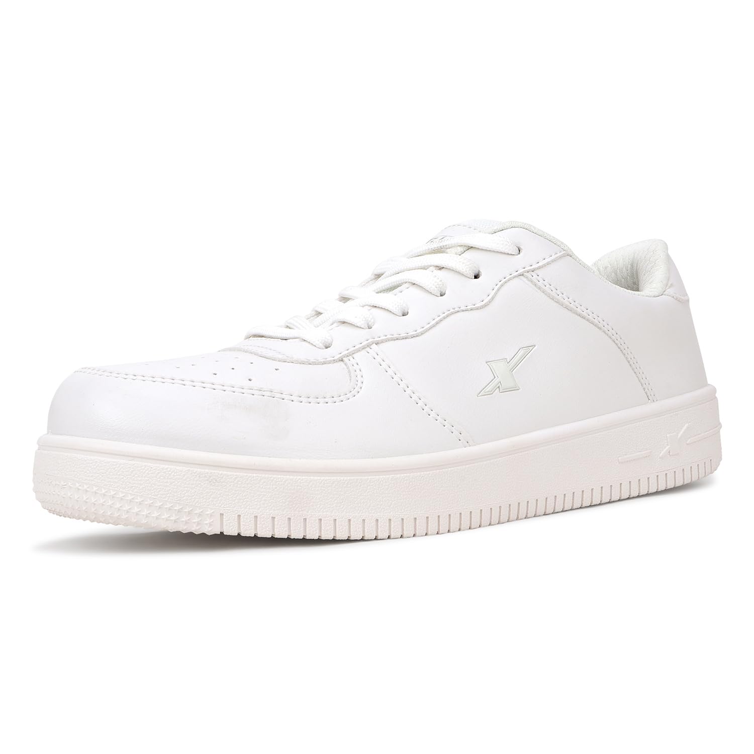 SPARX SM-1045 White Lace-Up Casual Shoes