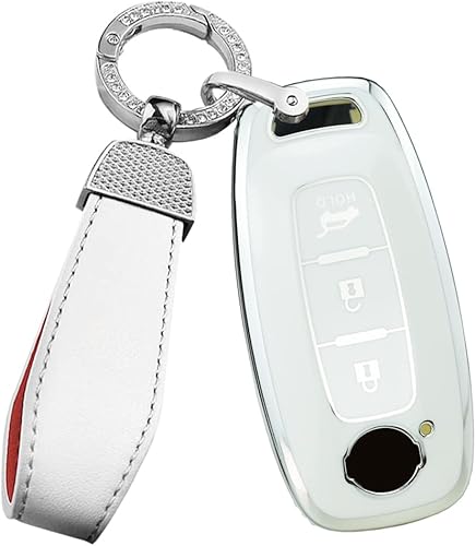 ontto Funda de llave de 3 botones para Nissan Rogue 2023 Inteligent Smart Remote Key Fob Cover Anti-arañazos