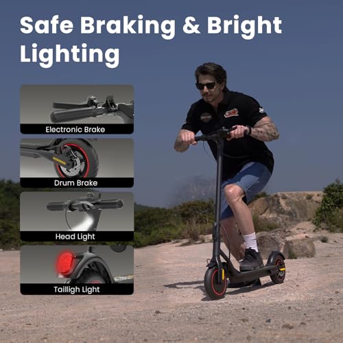 Image of Electric Scooters - Electric Scooter for Adults, 500W /1500W Motor, 18 /21 /25 Max MPH, 21 /28 Miles Range, APP Control, Cruise Control, Lightweight Foldable E-Scooter