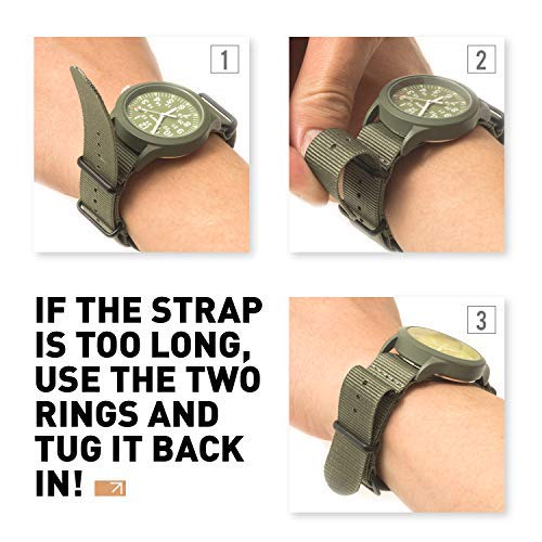 Infantry Mens Analog Tactical Watches for Men Military Wrist Watch Army Casual Field Wristwatch Outdoor Sport NATO Band - Thumbnail 7