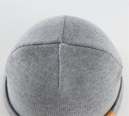 Image of Connectyle Kids Knit Beanie Watch Hat Acrylic Winter Beanies for Boys Girls Double Layered Knitted Warm Cap for Children
