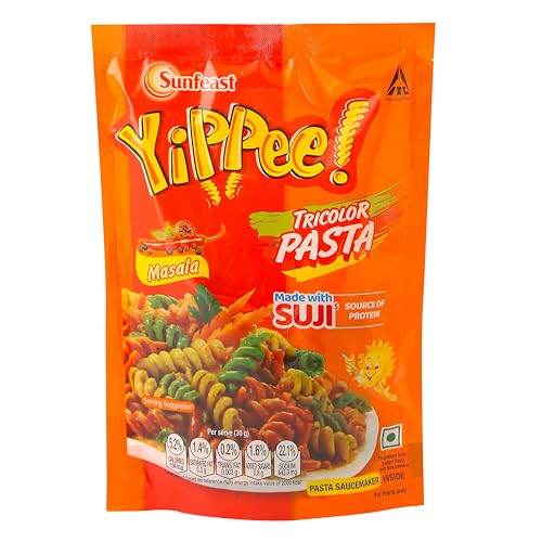 Image of Sunfeast Yippee! Tricolor Pasta, Masala, 70g