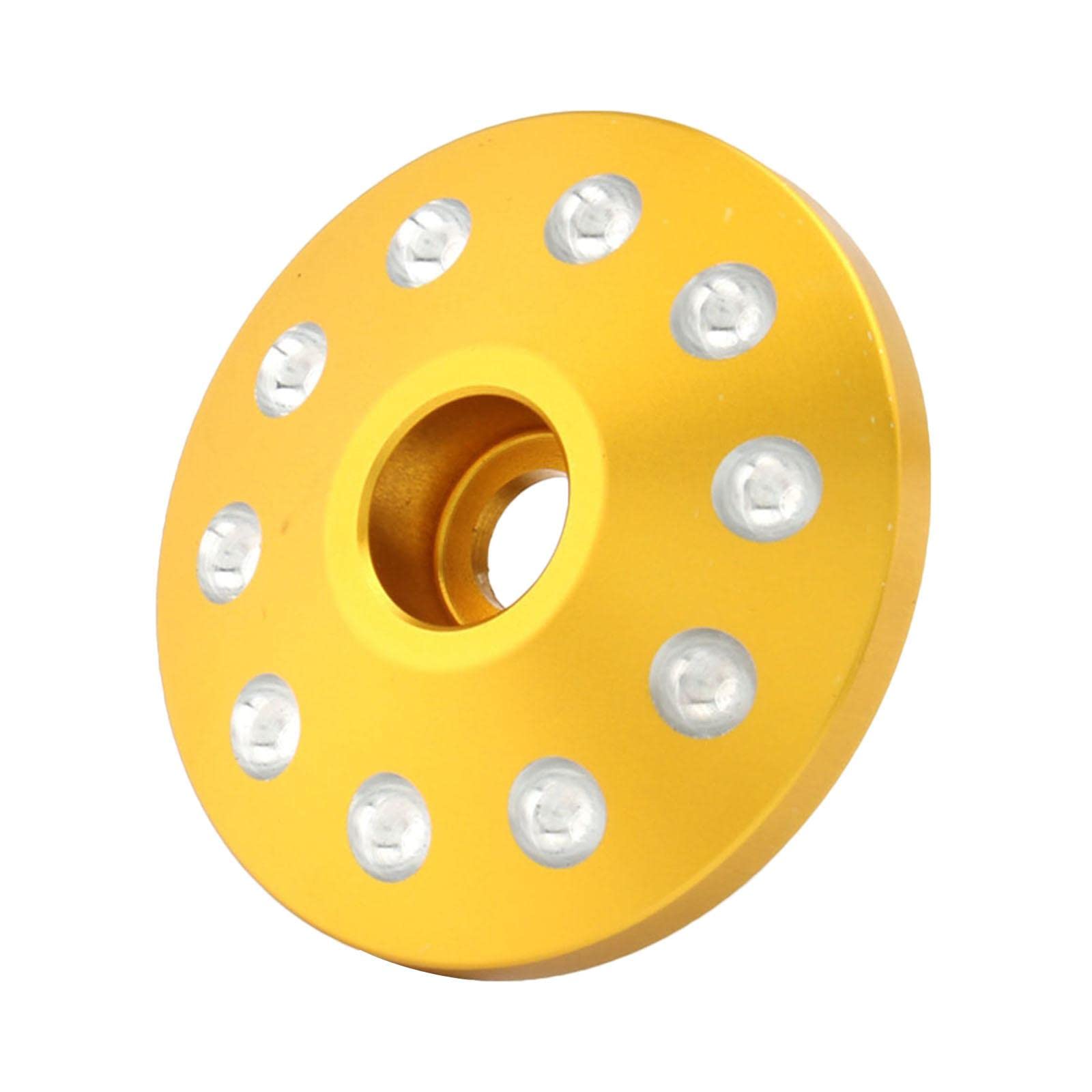 JAZZY PEARLS Exhaust Bracket Mounting Formed Disc for BMW R9T Piloto Urbano G/S yellow