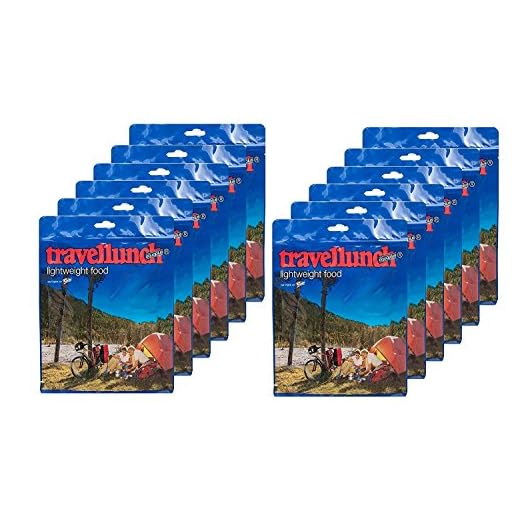Travellunch cibo liofilizzato, 6 razioni giornaliere complete: da 125g