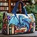 Imagen de Bolso de mano acolchado de estilo vintage para mujer