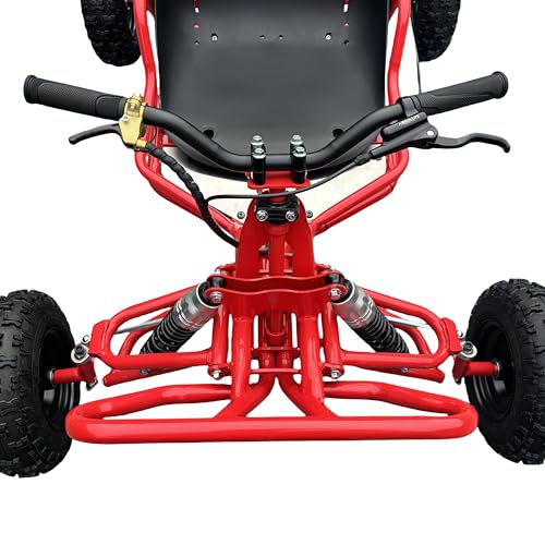 90 cc 2-Takt-Offroad-Go-Kart, 34 km/h, ab 10 Jahren, ATV, Freizeitspielzeug (rot) – Bild 5