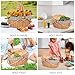 Happypicnic Wicker Picnic Basket with Handle, 15