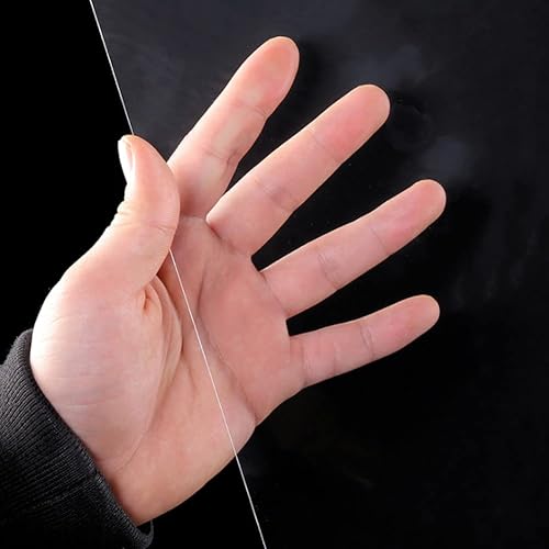 Miniatura 4 de Hojas acrílicas de 18 x 24 pulgadas, láminas de policarbonato de 0.04 pulgadas de grosor, ideales para vidrio de reemplazo de marcos de póster,