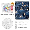 VODRM Moon Cloud Stars Blanket Dreamy Night Sky Throw Blankets Gifts for Girls Boys Adults Lightweight Soft Fleece Cozy for Sofa Couch Bed Room Travel Birthday Party Decor 50x60in #3