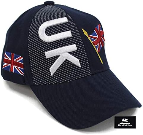 “Nations of Europe Hat Collection” 3D Embroidered Adjustable Baseball Cap