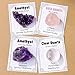 4 PCS Amethyst Healing Crystal Set- Natural Meditation Stone for Balance, Chakra Balancing Spiritual Gift with Reiki Energy Mothers Day Gifts, Gift Box, Collection, Meditation, Yoga (Amethyst)