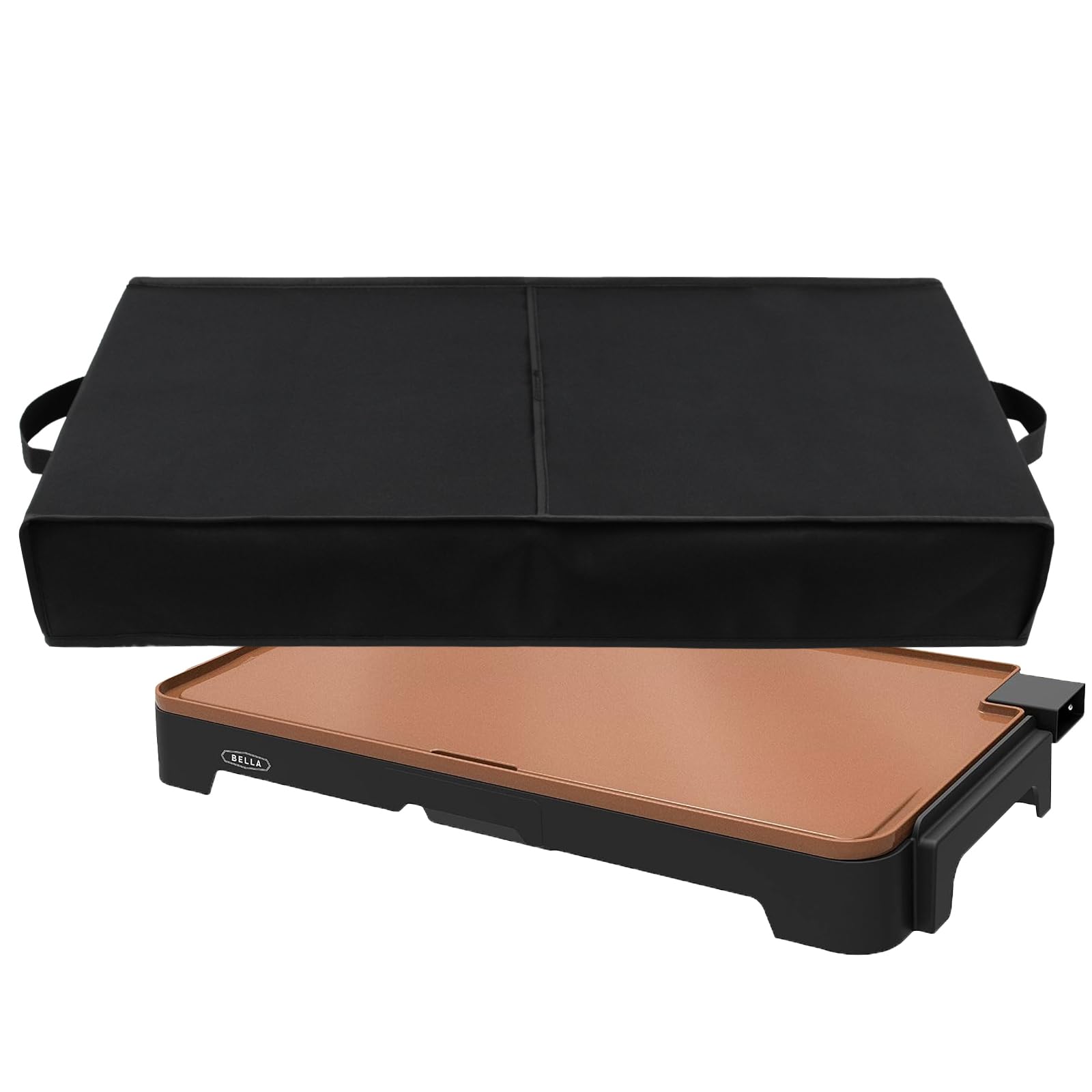 Electric Griddle Cover for Bella XL Electric Griddle, Pancake Griddle Cover Heavy Duty Dust Protective Electric Griddle Cover Compatible with Bella XL 12