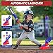 Hepoasky 3-in-1 Kids T-Ball Set for Toddlers 3-5 with Fixed Tee Ball Stand, Baseball Launcher, Toss and Catch Ball Game - Outdoor Sports Toy Gift for Boys and Girls