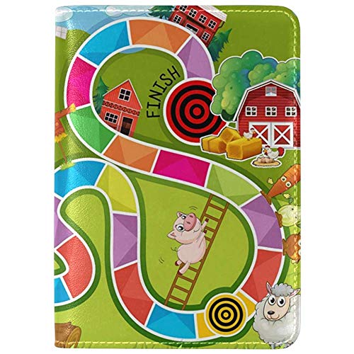 Preisvergleich Produktbild Brettspiel Echtes Leder UAS Reisepass Hülle Reisetasche