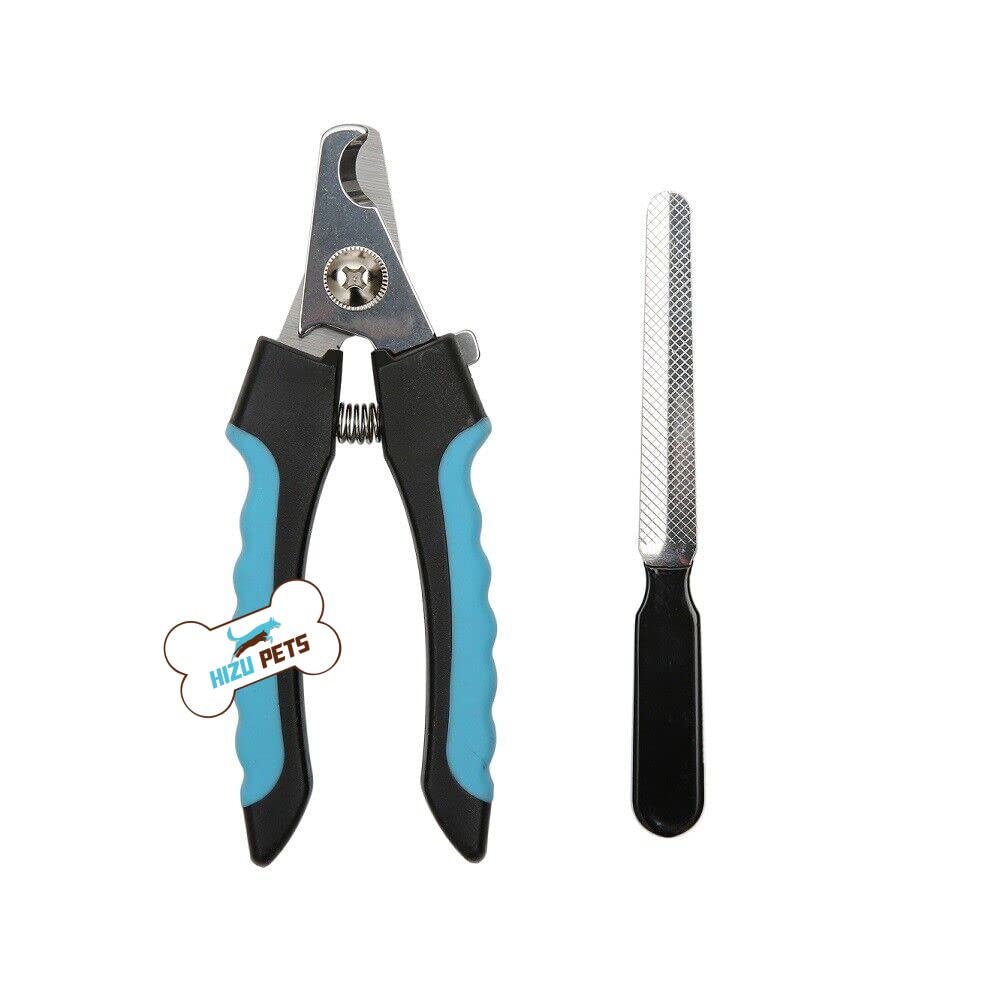 HIZU PETS Dog Cat Nails Clippers - Dog Claw Clippers for Large to Small Breeds Dog & Cats with Nail File, Professional Cat Nail Clippers with Safety Guard to Avoid Over-Cutting, (Color May Vary) (B0BYZTF44Y) Amazon Price History, Amazon Price Tracker