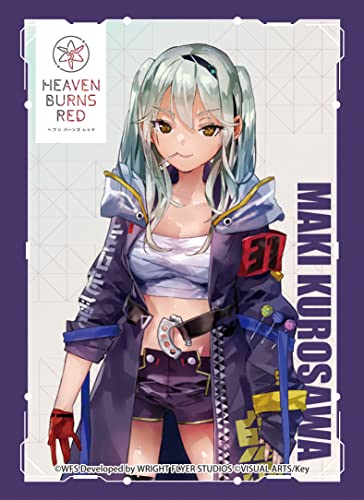 Pochettes illustrées Heaven Burns Red Maki Kurosawa texture mate MT1607