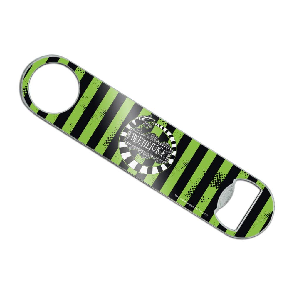 Beetlejuice Beetle Worm Stainless Steel Vinyl Covered Flat Bartender Speed Bar Bottle Opener