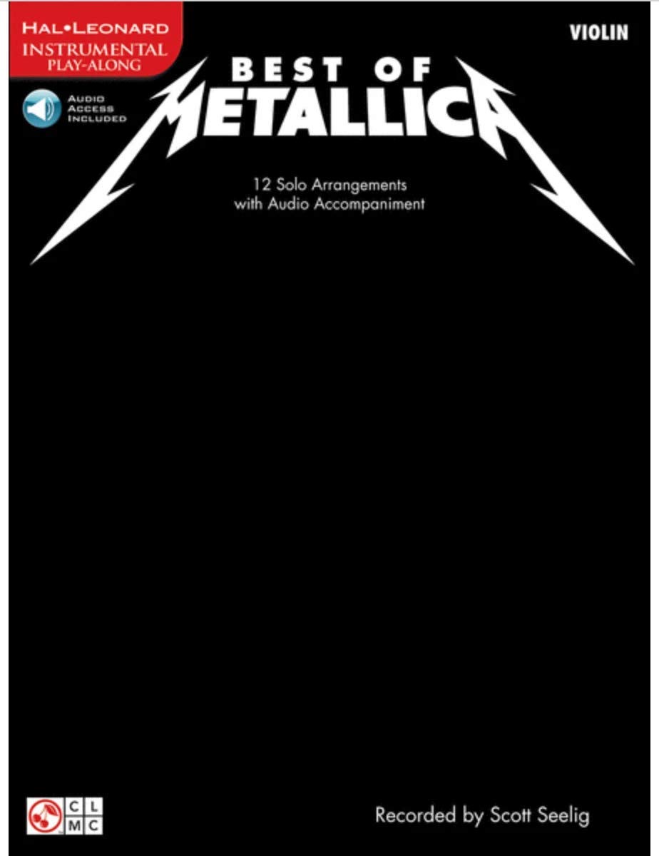 Best of Metallica for Violin | 12 Solo Arrangements with Online Audio | Violin Sheet Music Songbook for Rock and Heavy Metal Fans | Instrumental Play-Along Violin Music for Study and Performance