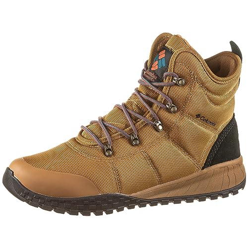 Columbia FAIRBANKS WATERPROOF OMNI-HEAT botas de nieve impermeables Hombre , Marrón (Elk x Rusty), 45 EU