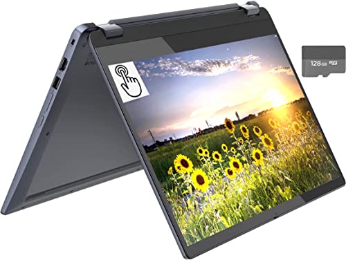 Lenovo Flex 2-In-1 Chromebook,15.6 Inch Fhd Touchscreen Laptop, Intel Celeron N4500 Processor, 4Gb Ram, 64Gb Emmc+128Gb Sd Card, Intel Uhd Graphics, Chrome Os, Abyss Blue, Pcm #TOP20