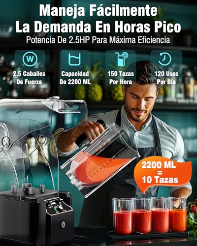 La Mejor Selección de licuadoras para frappe disponible en línea para comprar. 26 licuadoras para frappe marca WantJoin (2)