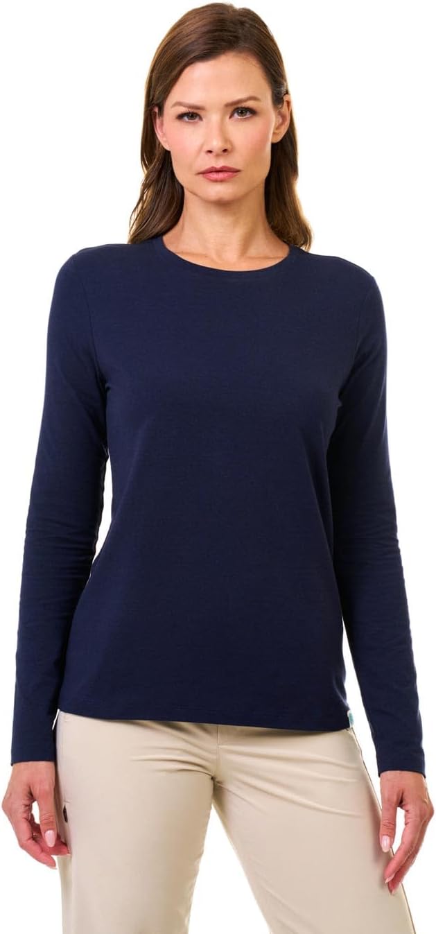 Women's Long Sleeve T-Shirt - UPF 50+ Sun Protection - Morada
