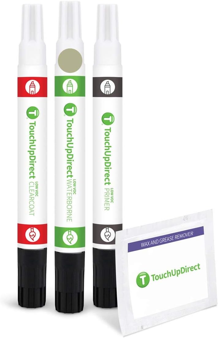 TouchUpDirect TK/M7020/M7026 Mineral Gray Metallic Compatible with Ford Exact Match Touch Up Paint Combo - Preferred Kit