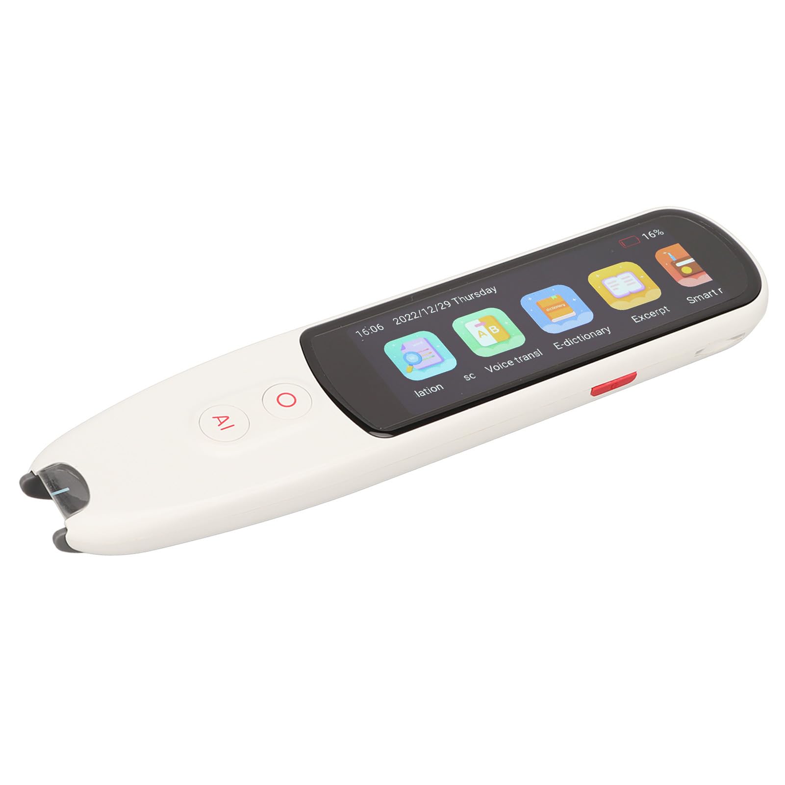 Focket Dispositivo Traduttore, Touch Screen Completo 134 Lingue Penna Scanner WiFi, Penna da Lettura con Traduzione Offline Connettività Bluetooth per Studenti Professionisti Viaggi