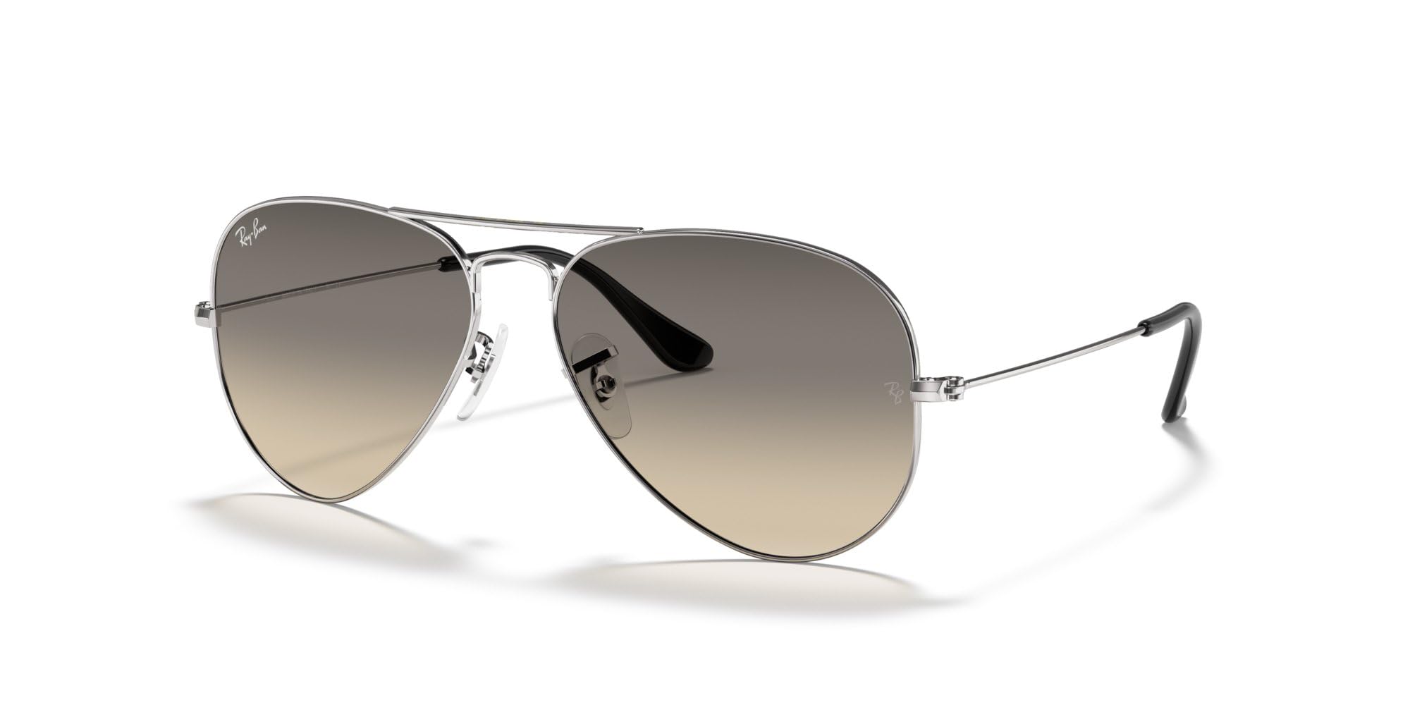 Ray-Ban Aviator Large Metal Gradient RB3025-003/32-58 - Damen/Herren Sonnenbrille - Silver