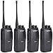 Produktbild Funk-Walkie-Talkie Funkgeräte Wanhua HTD825 3500mAh-Akkus mit hoher Reichweite 16CH 2-Wege-Handfunkgerät mit USB-Ladekabel 4er Pack
