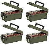 Field/Ammo Box, Compact, 13.75' x 5.63' x 5.56', O.D. Green