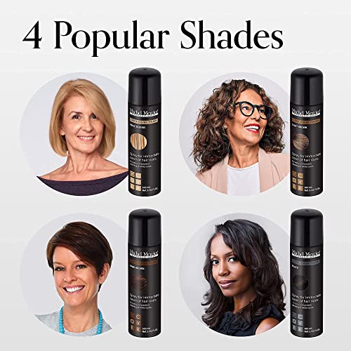 Michel Mercier Hair Root Touch Up Spray With Unique Applicator, Protects Hairline And Scalp Health, Fast And Easy Grey Hair Cover Up Concealer For Women And Men, Instant Gray Coverage (Beige) #TOP5