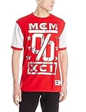 Southpole Men's Foil Print and Mesh Combination T-Shirt