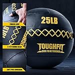 Soft Wall Ball - Medicine Ball Set for Cardio Fitness Exercise - Weighted Med Ball for Strength and Conditioning Exercises, Cross Training Lunge, and Partner Toss - Image 3