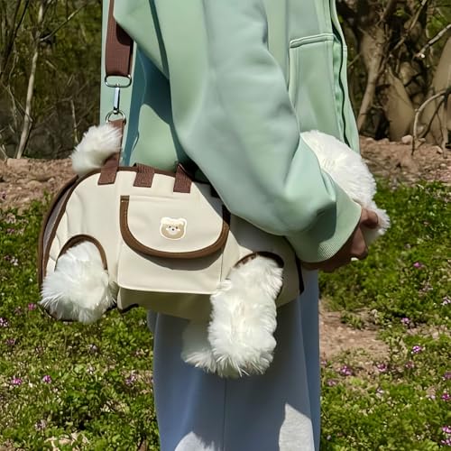 Mochila para mascotas transpirable que soluciona el cansancio de tu cachorro al aire libre 8