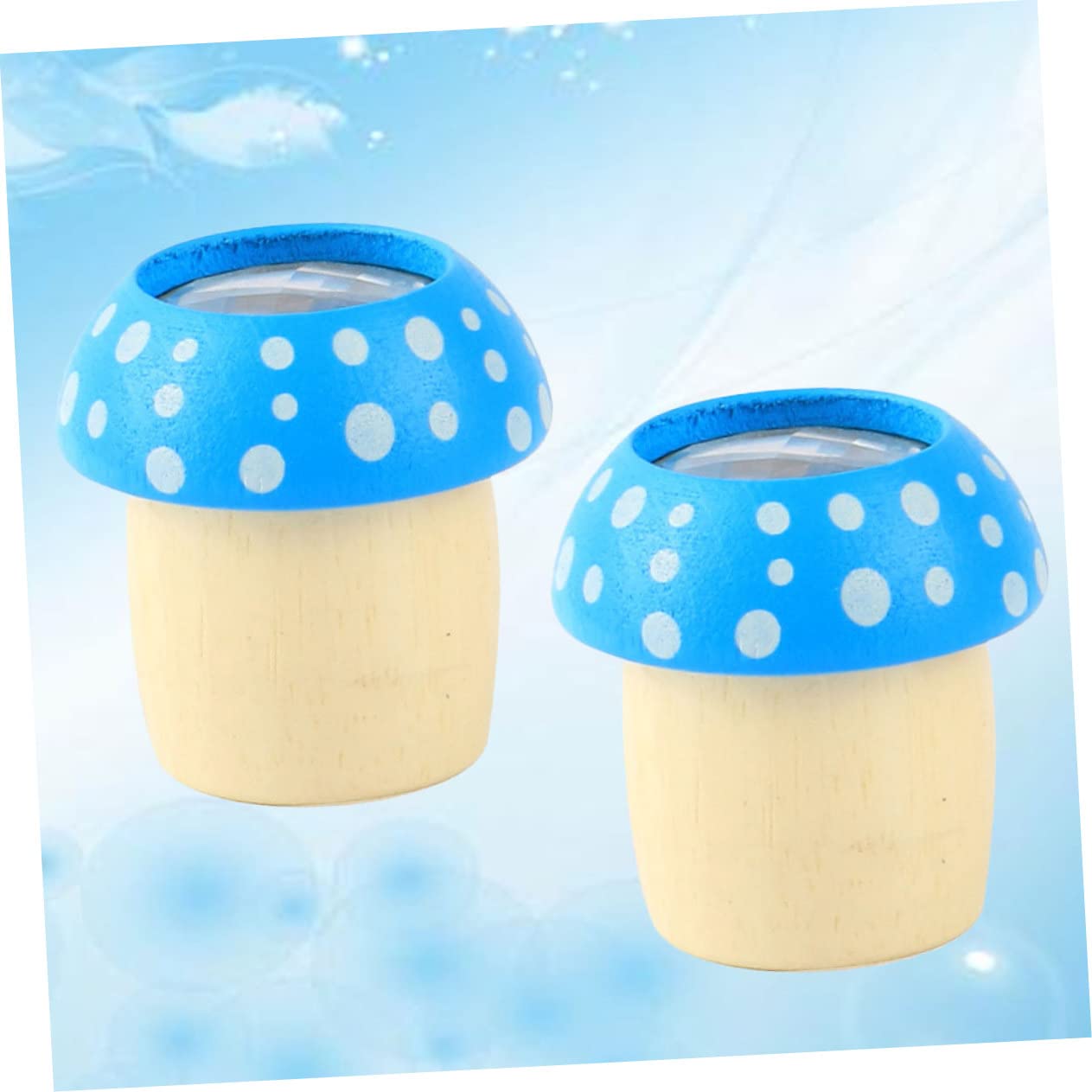 DECHOUS Educational Boys and Girls Toy 2pcs Wooden Mushroom Kaleidoscope Stimulate Creativity
