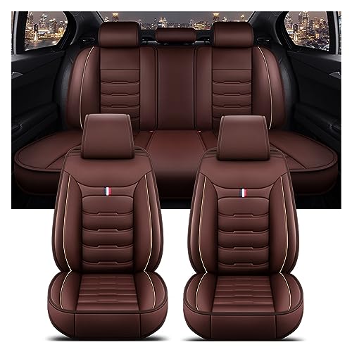Housses de siège pour BMW M3 M4 M5 finition luxe aspect cuir Coffee 5 Seat