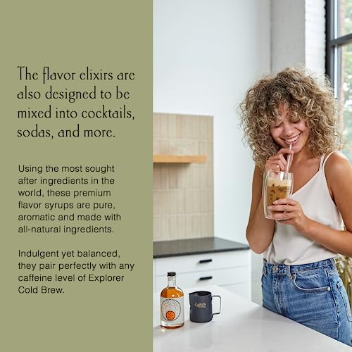 Explorer Candy Cane Syrup Flavor | Premium Flavoring Elixir For Cocktails, Shakes And Mix Drinks | 12.7 Oz Makes 30 Servings #TOP3