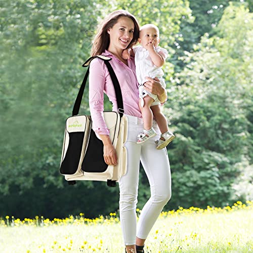 COSTWAY Borsa Fasciatoio per Neonato, 3 in 1