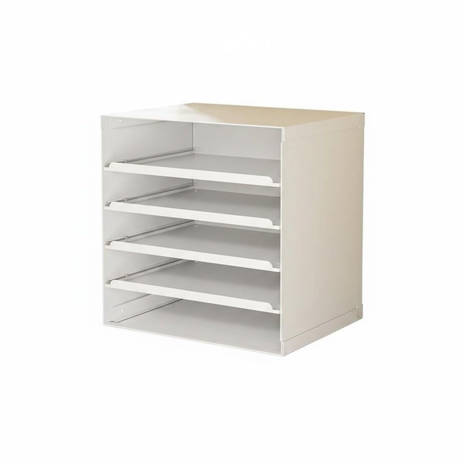 Cassettiera da Scrivania Organizer Cassetti Multiuso Portabeads Struttura Metallo Funzione Salvaspazio Adatta per Ufficio Hobby Laboratorio Casa, Bianco Perla