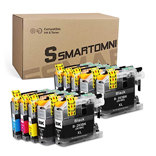 S SMARTOMNI Compatible LC 203 Ink Cartridge Replacement for Brother LC203 XL for Brother MFC J480DW J460DW J485DW J880DW J885DW J680DW J4620DW J4420DW J5620DW J4320DW J5520DW J5720DW (2 Black +2 Set)