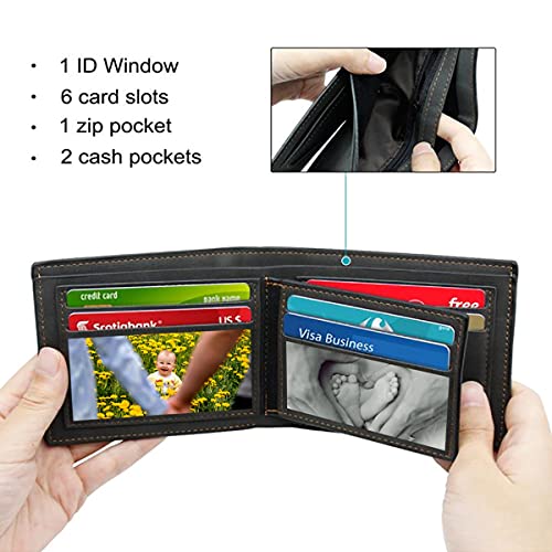 Custom Photo Wallet Personalized Leather Picture Wallet for Men Father2