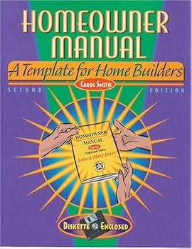 Hardcover Homeowner Manual: A Template for Home Builders Book